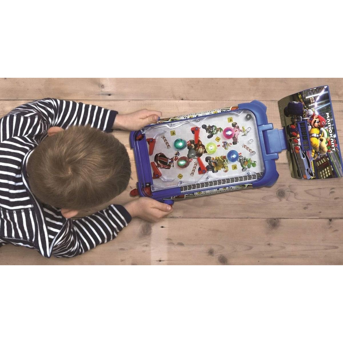 Lexibook Mario Kart Electronic Pinball Table Game with LCD Score Lights & Sounds 4 Flippers 5 Bumpers - Image 6