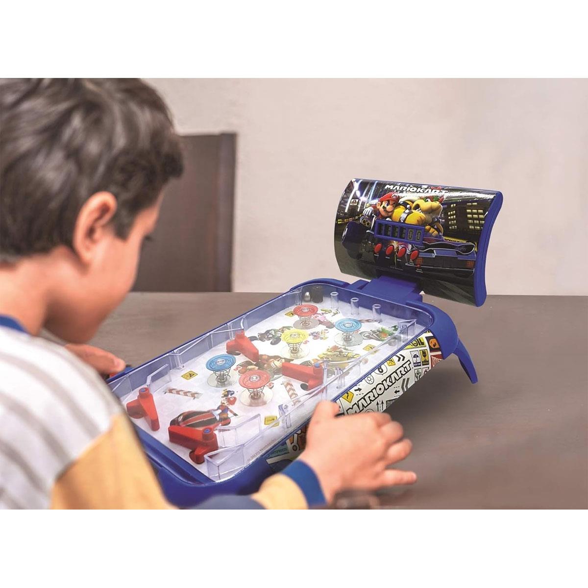 Lexibook Mario Kart Electronic Pinball Table Game with LCD Score Lights & Sounds 4 Flippers 5 Bumpers - Image 7