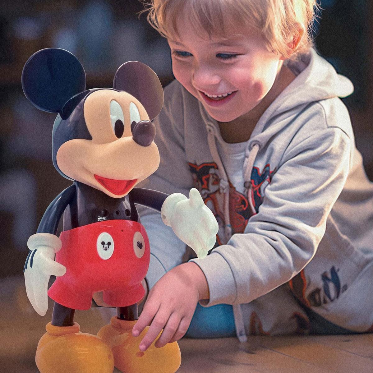 Lexibook Disney Mickey Educational Robot Bilingual English/French Programmable 180+ Quizzes Black/Red - Image 4