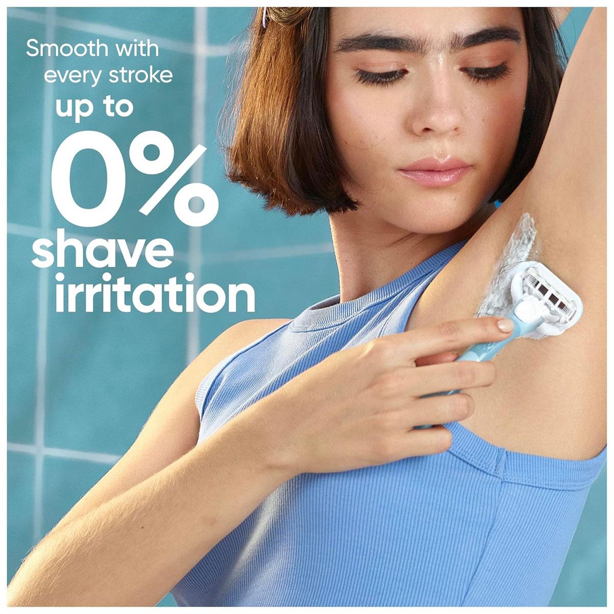 Gillette Venus Extra Smooth Women's Razor Blade Refills 5 Blade Cartridges with SkinCushion Technology and Ribbon of Moisture 4 Pack - Image 2