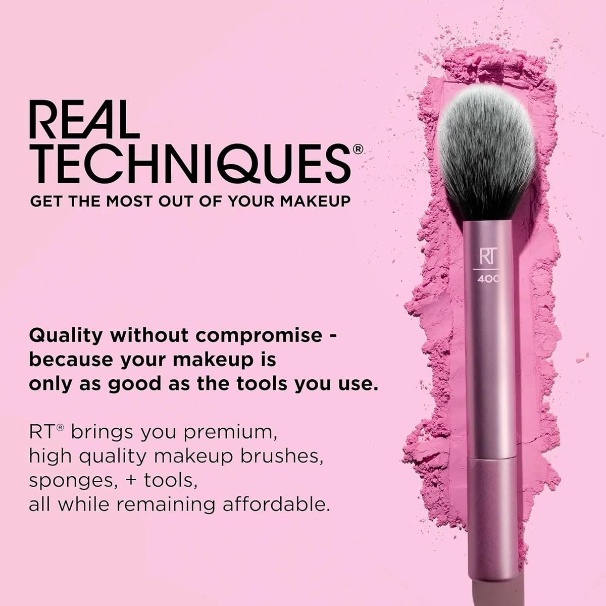 Real Techniques Everyday Eye Essentials 8 Piece Makeup Brush Set With Soft Synthetic Brushes For Eyeshadow, Liner And Blending - Image 5