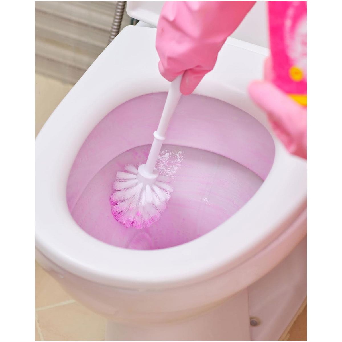 The Pink Stuff Miracle Toilet Cleaner Gel 750ml Thick Cling Formula Limescale Remover 99.9% Germ Protection Fresh Fruity Scent - Image 5