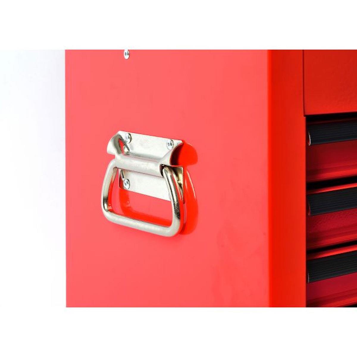 Hilka Heavy Duty 6 Drawer Tool Chest All Steel Construction Ball Bearing Slides Key Lock Industrial Powder Coated Finish - Image 6