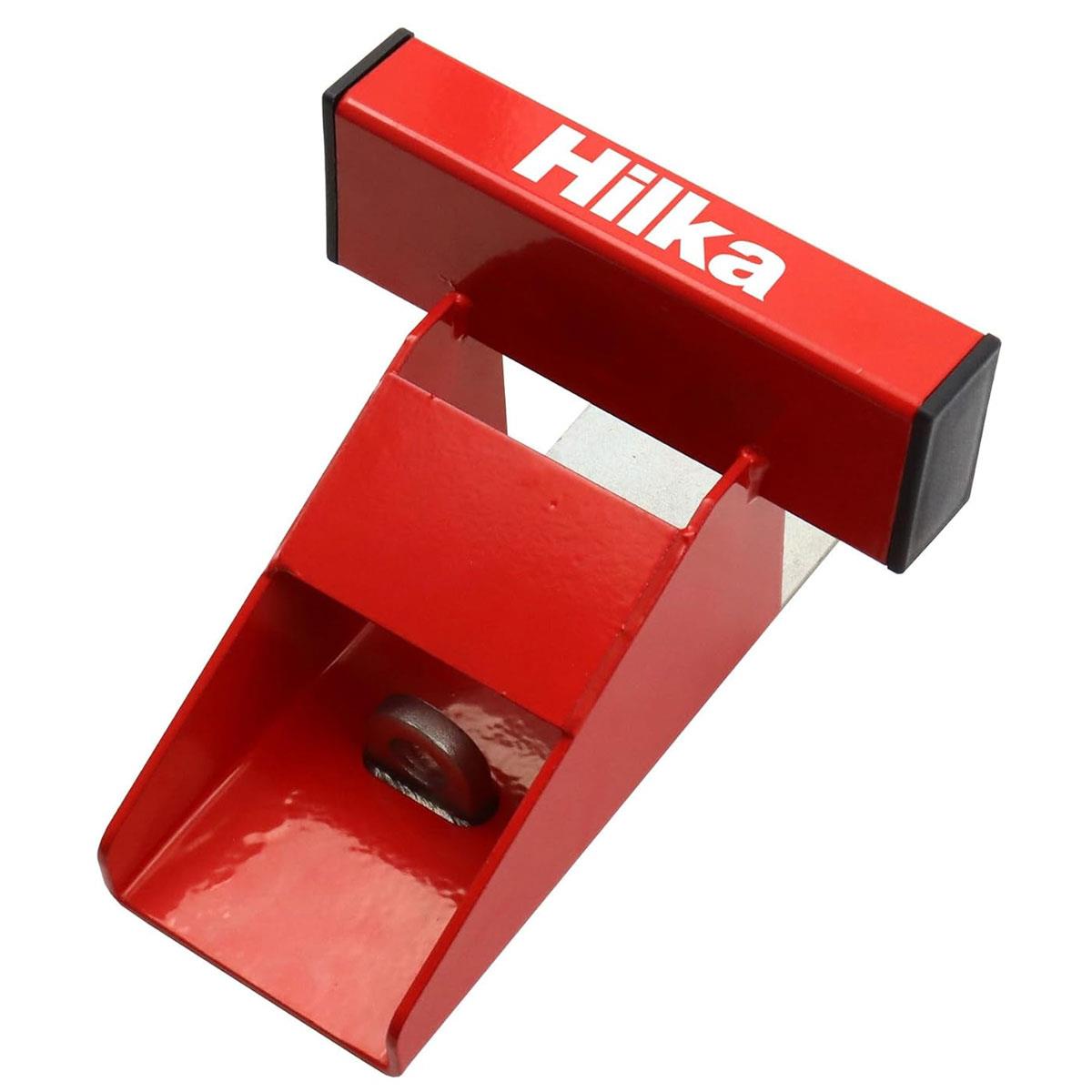 Hilka 150mm Garage Door Defender Powder-Coated Steel Security Lock Floor Mounted Up and Over Garage Doors - Image 4