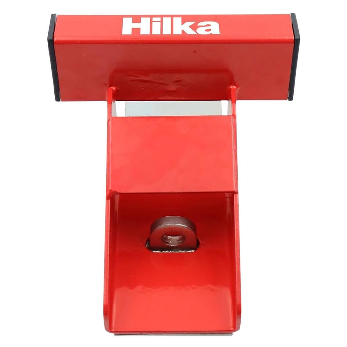 Hilka 150mm Garage Door Defender Powder-Coated Steel Security Lock Floor Mounted Up and Over Garage Doors - Image 5
