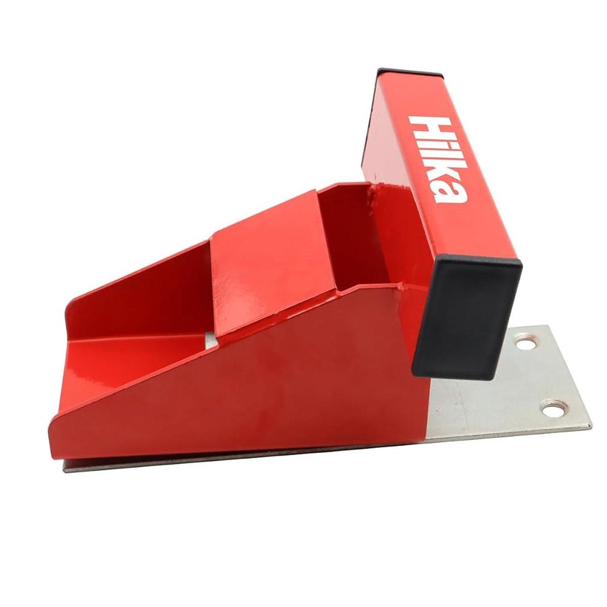 Hilka 150mm Garage Door Defender Powder-Coated Steel Security Lock Floor Mounted Up and Over Garage Doors - Image 7