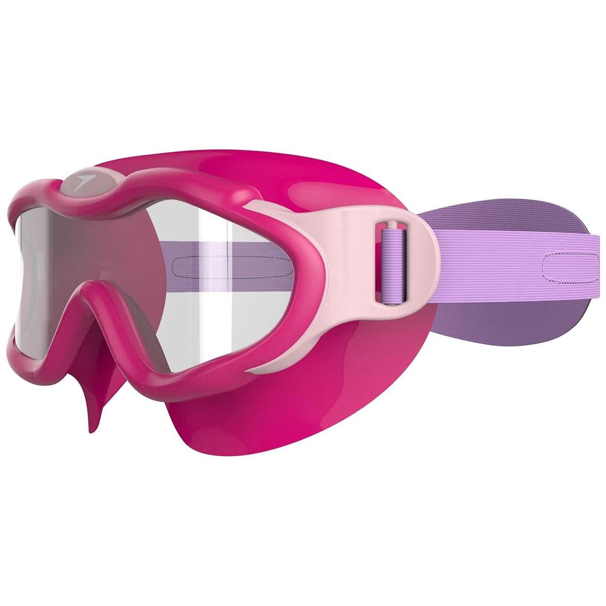 Speedo Infant Biofuse Sea Squad Swimming Mask Goggles Pink/Purple Anti-Fog UV Protection 1-3 Years - Image 4
