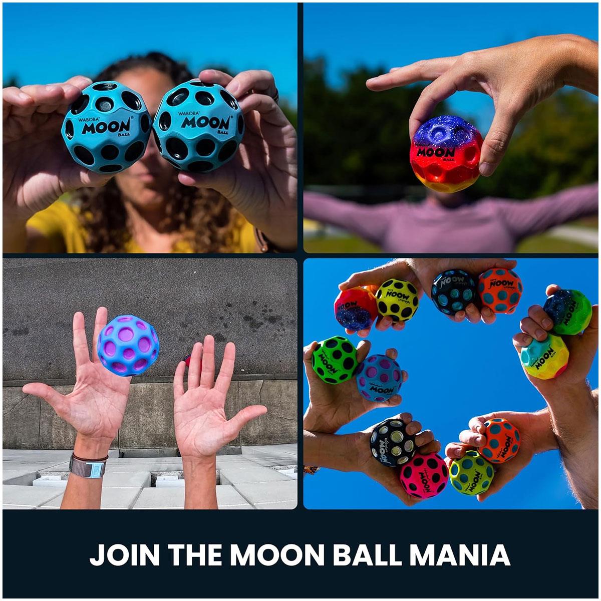 Waboba Moon Shine Light Up Bouncy Ball Assorted Colour LED Strobe Hyper Bouncy Outdoor Toy - Image 10