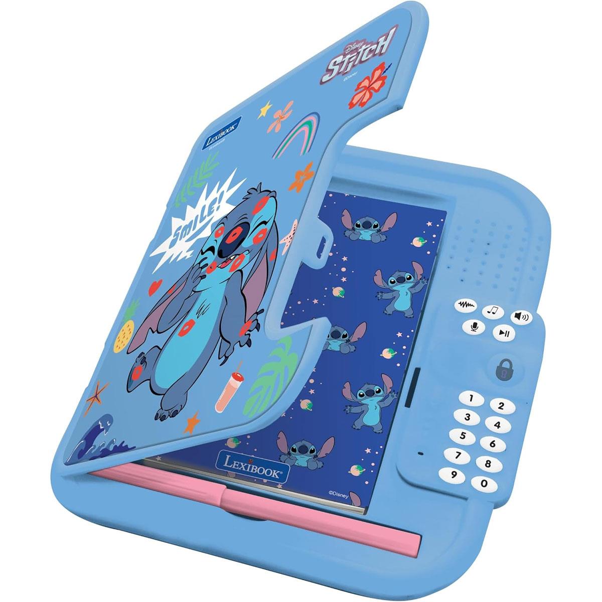 Lexibook Disney Stitch Electronic Diary with Pen Password Protection Voice Recorder Voice Changer & Notebook Blue - Image 11