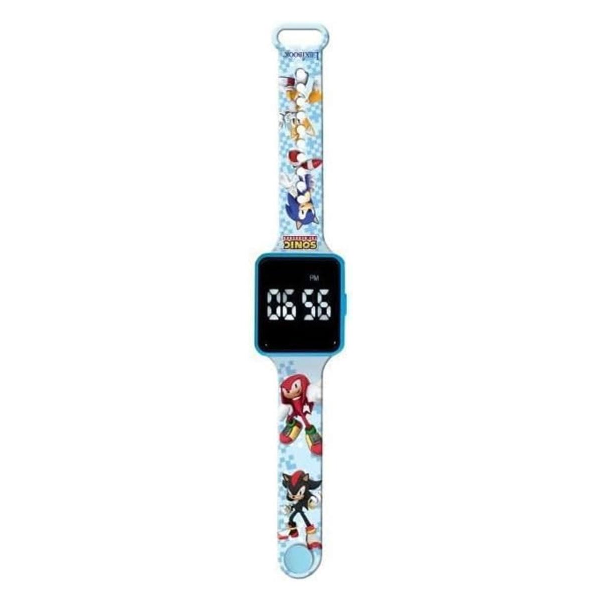 Lexibook Sonic Digital Watch for Kids Blue Silicone Strap LED Display 12/24 Hour Format - Image 3
