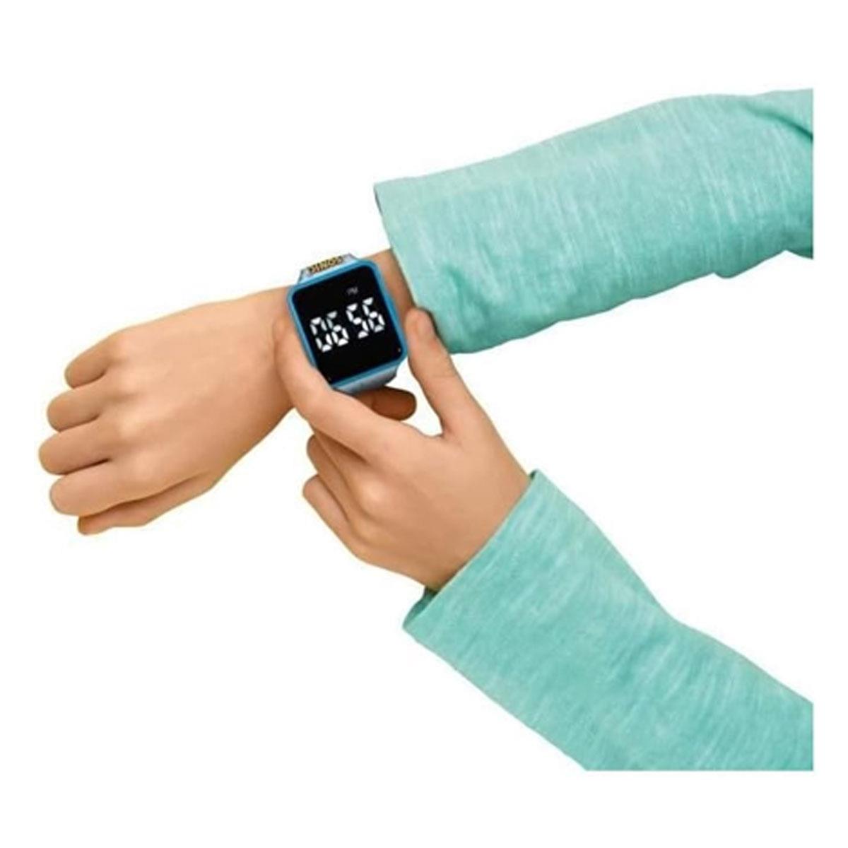 Lexibook Sonic Digital Watch for Kids Blue Silicone Strap LED Display 12/24 Hour Format - Image 5