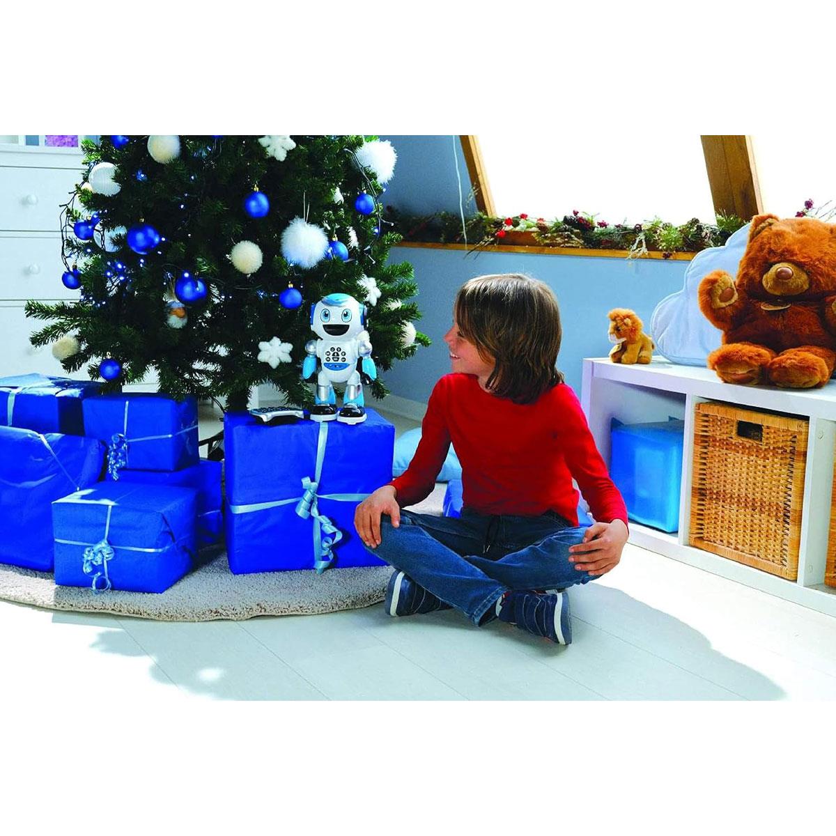 Lexibook Powerman Advance Smart Interactive Robot Programmable STEM Toy with Remote Control Stories Quizzes & Foam Discs - Image 4