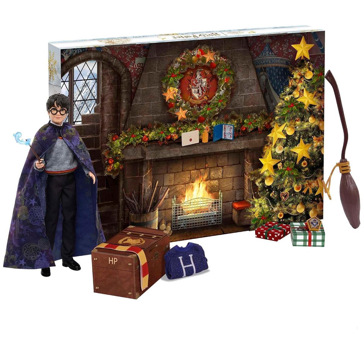 Mattel Harry Potter Gryffindor Advent Calendar with 12-Inch Fashion Doll and 24 Accessories Multicolor - Image 2