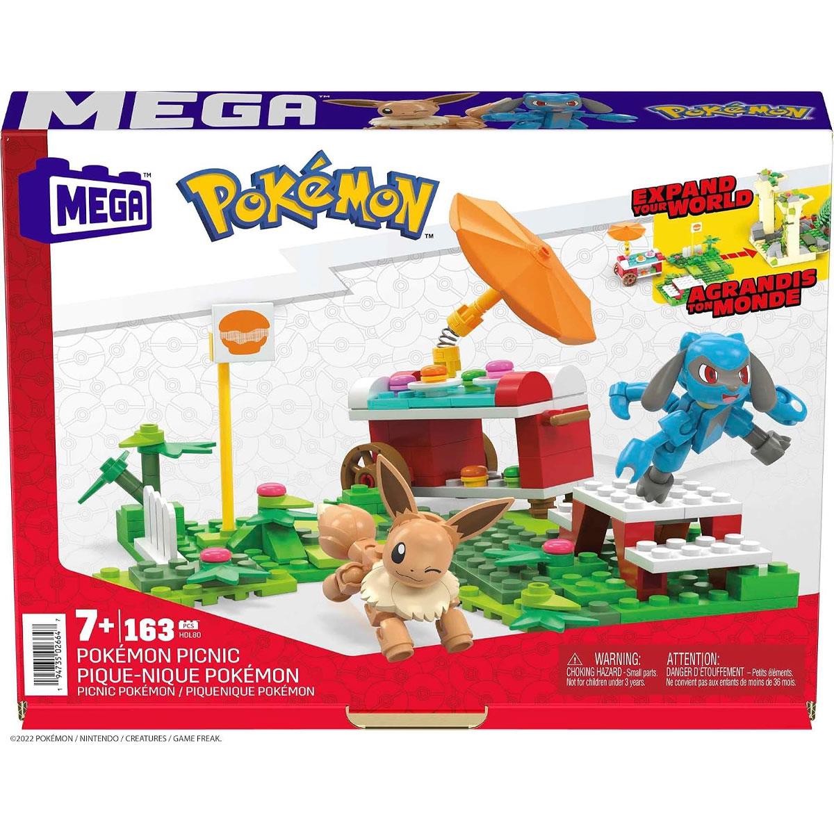 Mega Pokemon Adventure Builder Picnic Building Set with Eevee & Riolu - Image 6