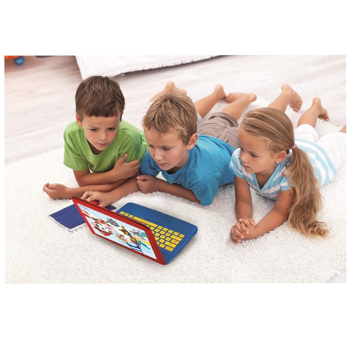Lexibook Paw Patrol Bilingual Educational Laptop Toy Spanish English 124 Activities Chase Marshall Red Blue - Image 7