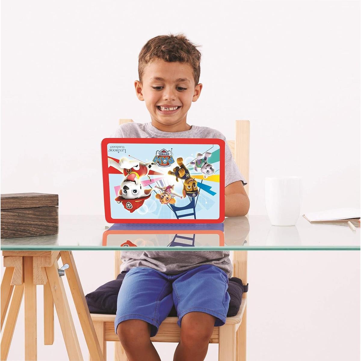 Lexibook Paw Patrol Bilingual Educational Laptop Toy Spanish English 124 Activities Chase Marshall Red Blue - Image 8