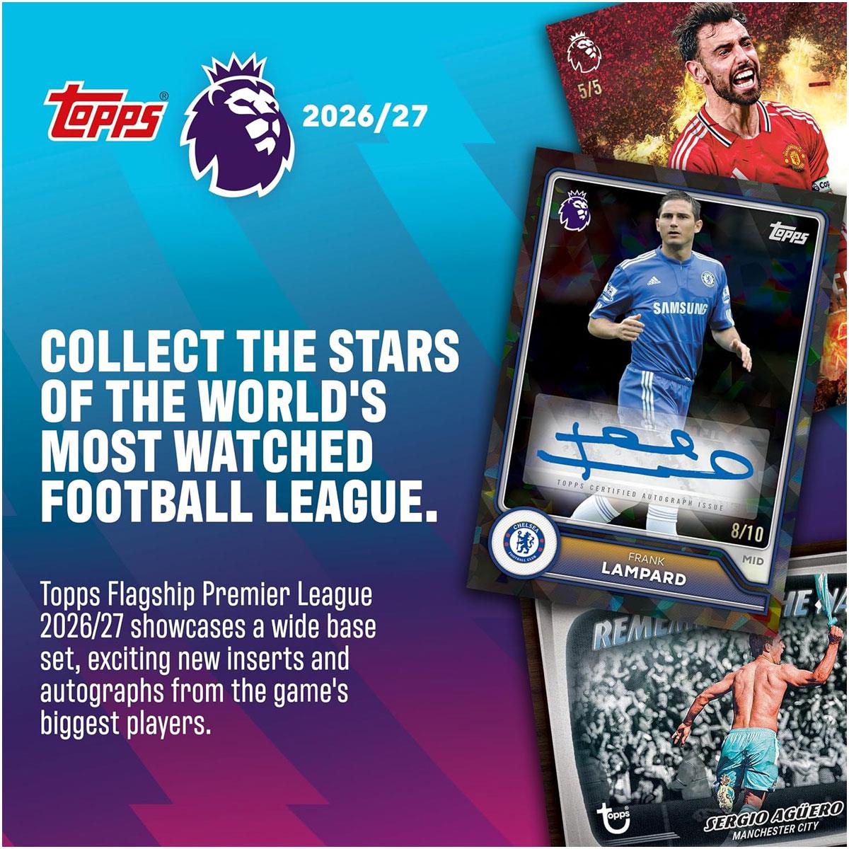 Topps Flagship Premier League 2026/27 Trading Cards Starter Pack Collector Album Binder Set 32 Cards Gold Lion - Image 12