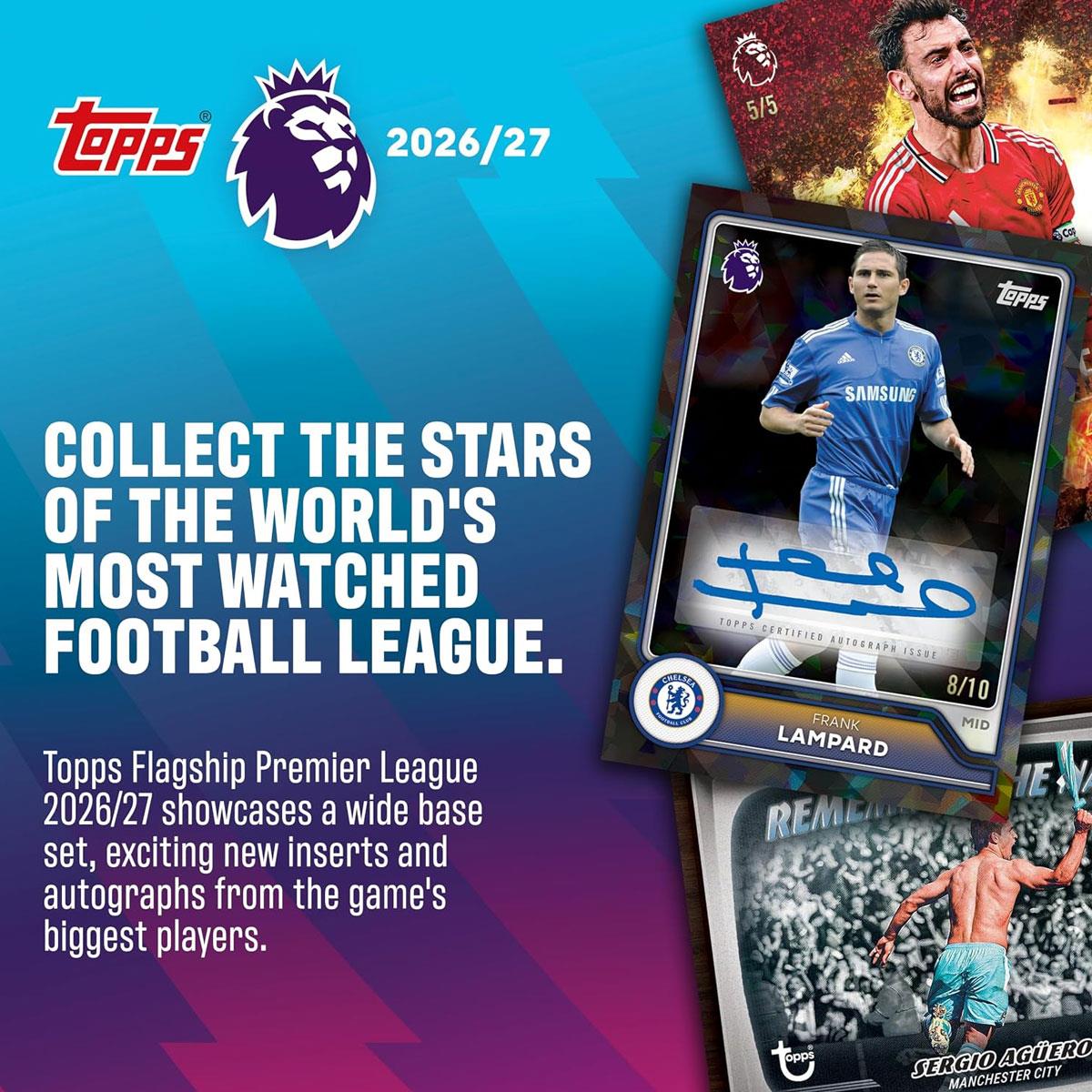 Topps Flagship Premier League 2026/27 Trading Cards Mega Multipack Includes 40 Cards with 2 Purple Voltage Parallels & 1 Vibes Insert - Image 3