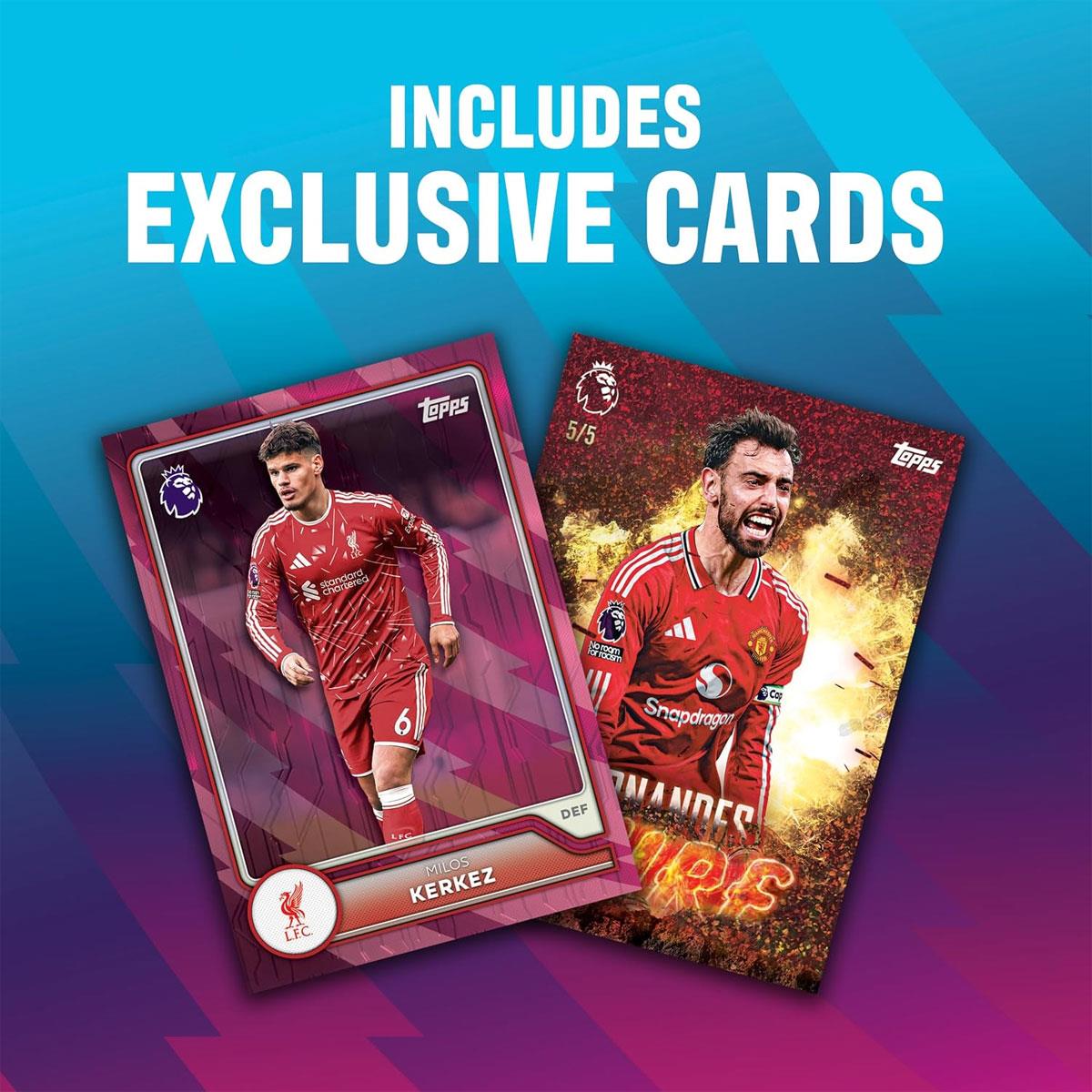 Topps Flagship Premier League 2026/27 Trading Cards Mega Tin 3 40 Cards 2 On Fire 2 Pink Voltage Parallels - Image 5