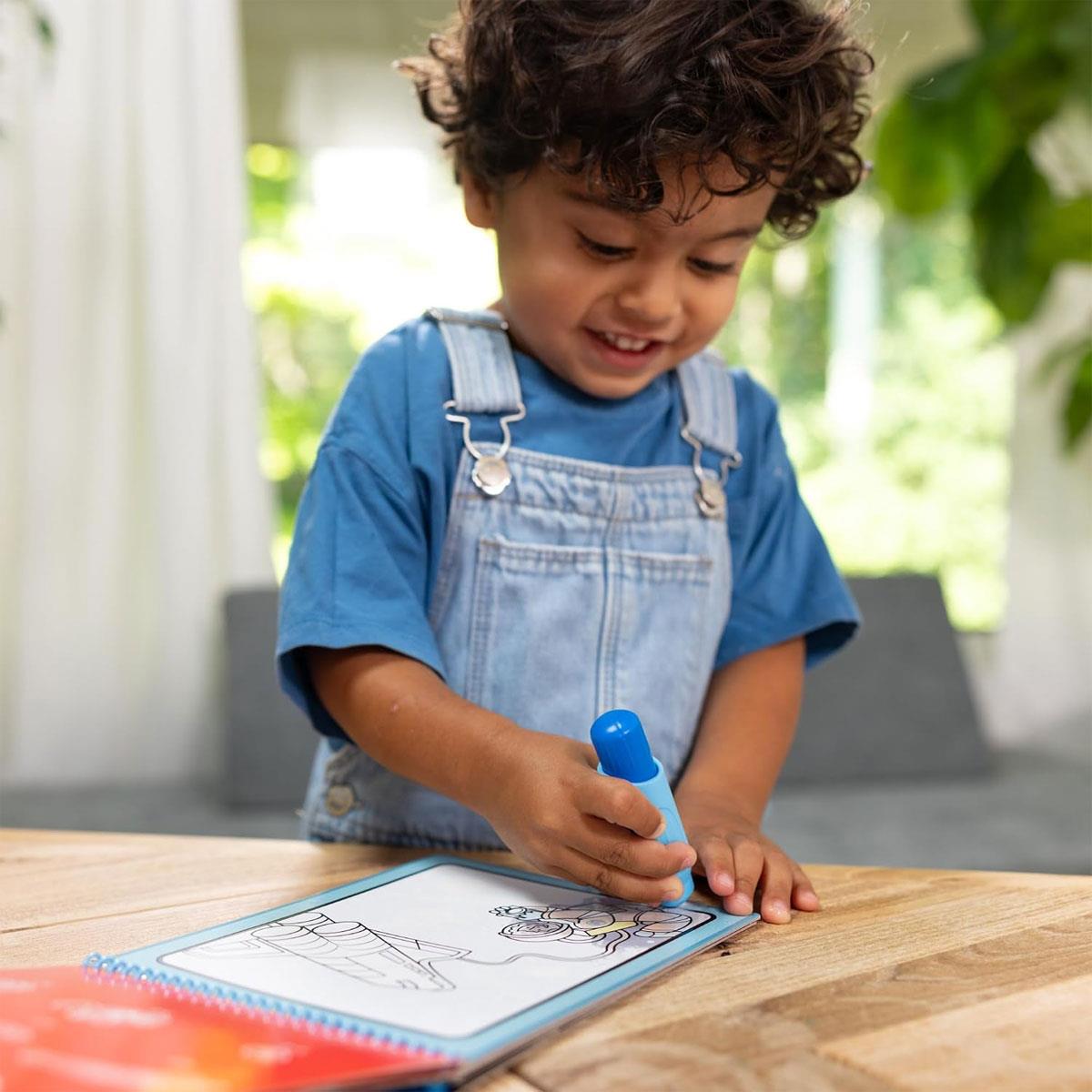 Melissa & Doug Water WOW! Adventure Reusable Water-Reveal Activity Pad with Pen 4 Pages Travel Book Ages 3+ - Image 2