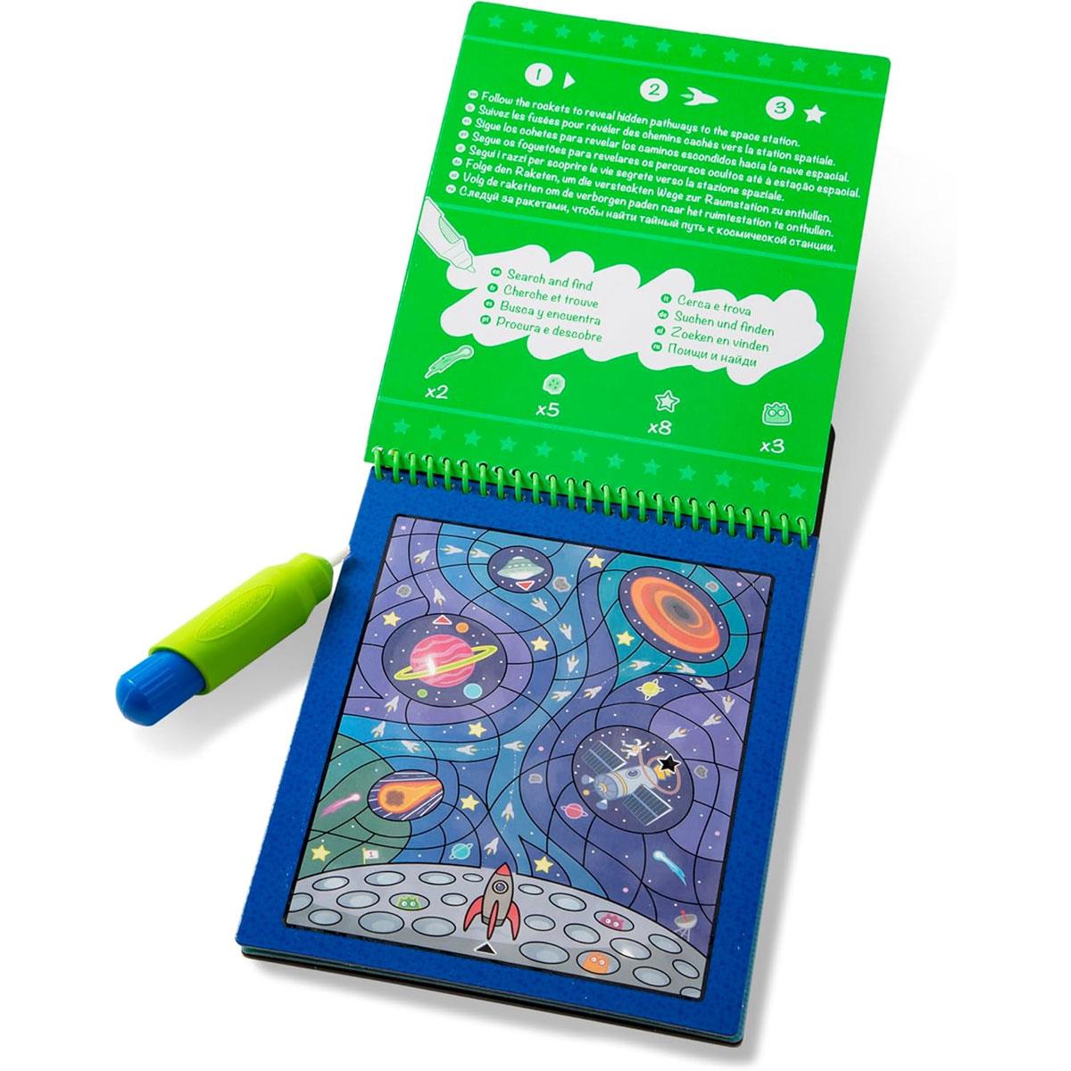Melissa & Doug Water Wow! Adventure Pathways Reusable Water-Reveal Activity Pad with Pen 4 Boards Ages 5+ - Image 4