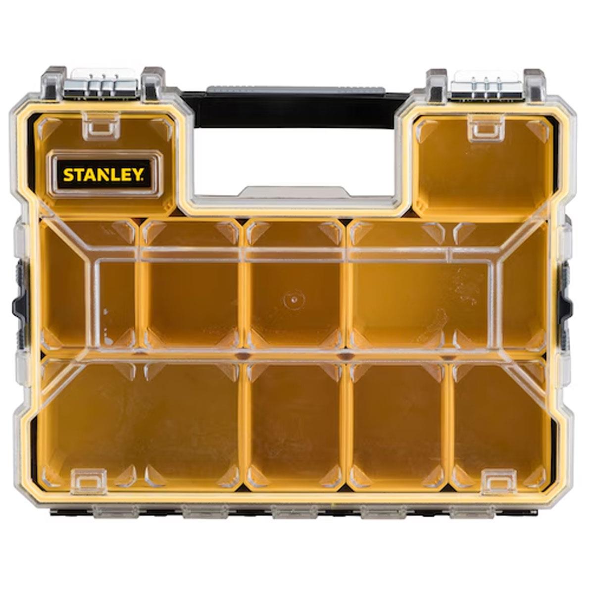 Stanley FATMAX 10 Compartment Deep Professional Organizer - 11.18L Removable Cups Metal Latches IP53 - Image 2