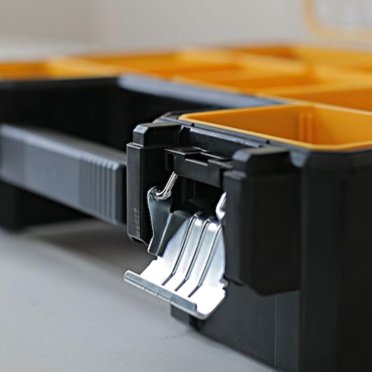 Stanley FATMAX 10 Compartment Deep Professional Organizer - 11.18L Removable Cups Metal Latches IP53 - Image 3