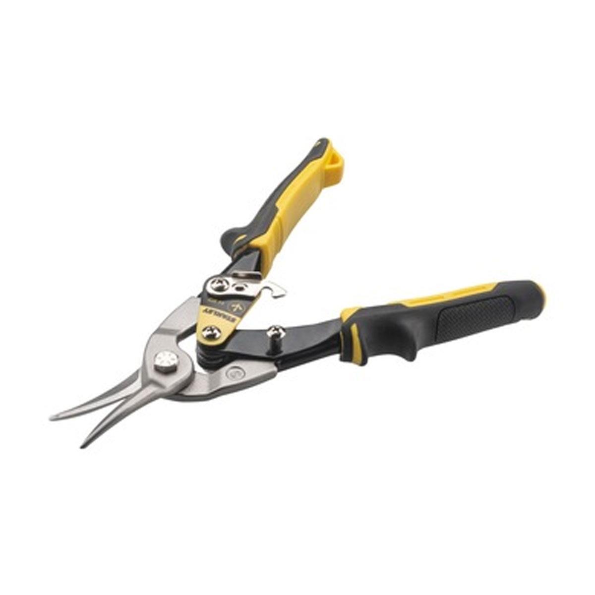 Stanley FatMax Straight Cut Aviation Snips 250mm - Black/Yellow Chrome Molybdenum Steel Holster - Image 3