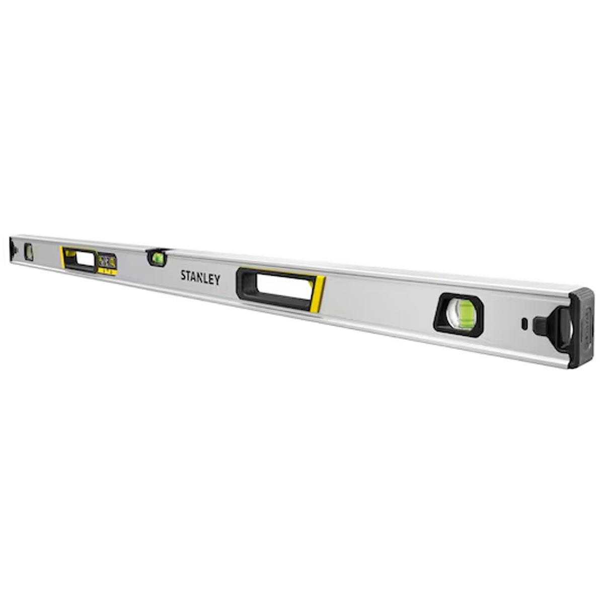 Stanley FATMAX XTREME Box Beam Spirit Level 1200mm - Aluminium 0.5mm/m Accuracy 3 Vials Removable End Caps - Image 3