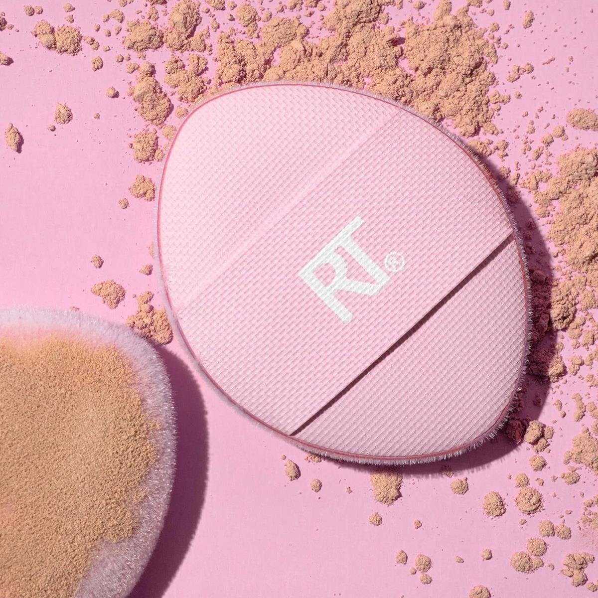 Real Techniques Mini Miracle Powder Puff Trio Makeup Sponges For Setting And Baking Pink - Image 5
