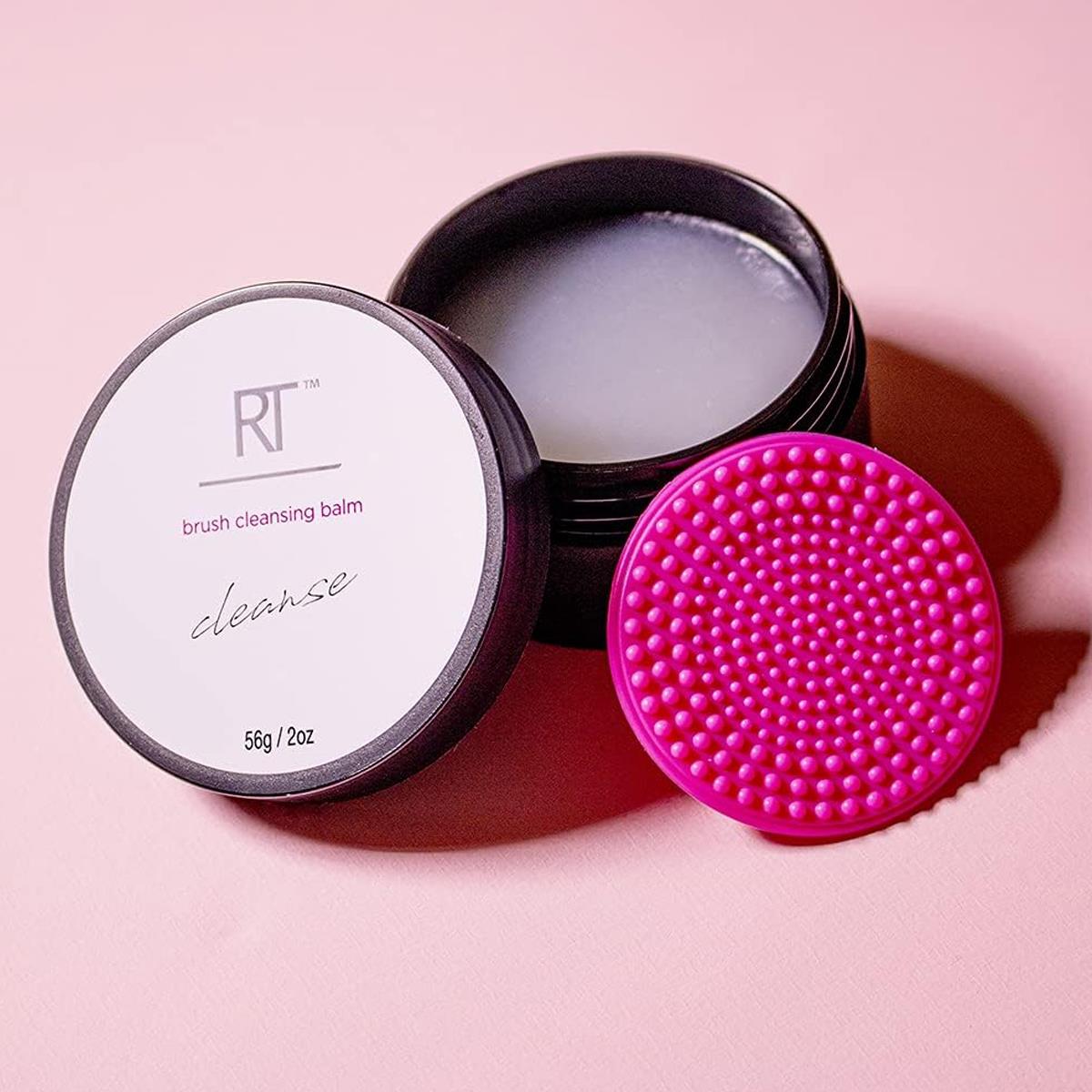 Real Techniques Brush Cleansing Balm And Cleaning Mat Silicone Makeup Brush Cleaner Mess-Free Swirl And Rinse - Image 2
