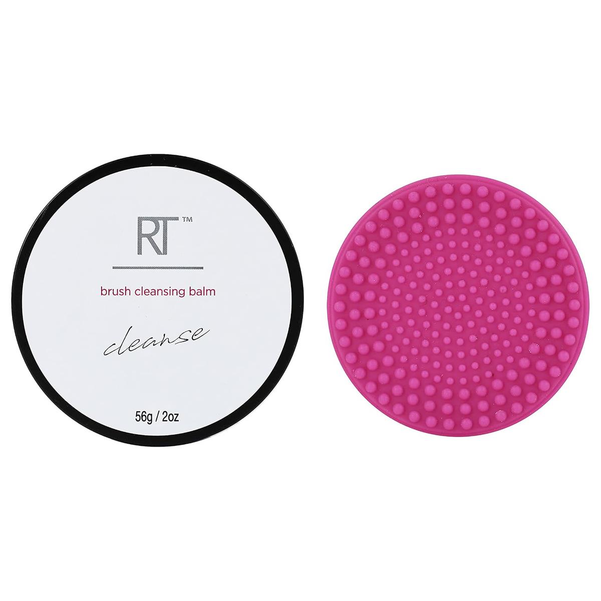 Real Techniques Brush Cleansing Balm And Cleaning Mat Silicone Makeup Brush Cleaner Mess-Free Swirl And Rinse - Image 5