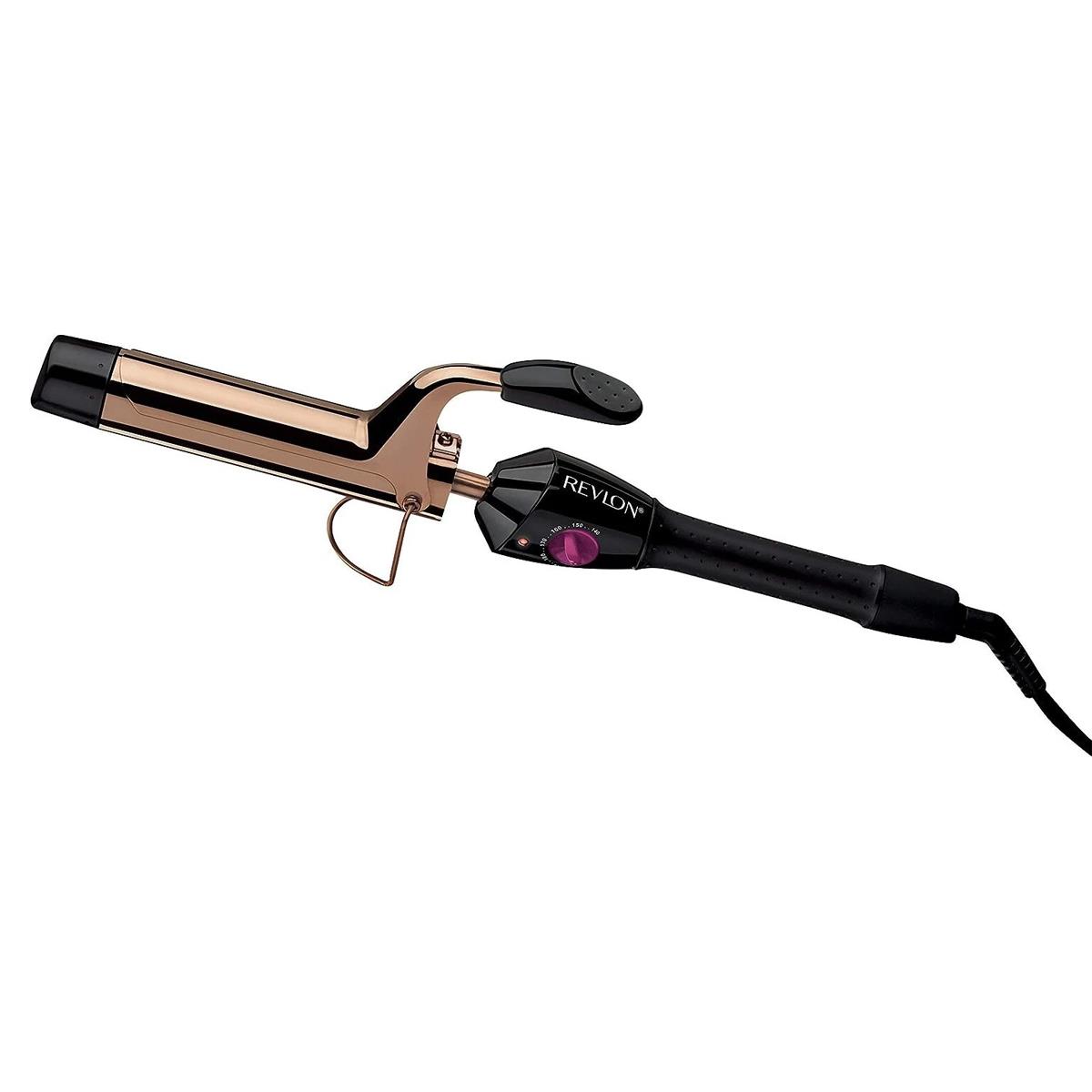 Revlon Salon Curling Iron 32mm Rose Gold Ceramic Barrel 200°C 20 Heat Settings Cool Tip Swivel Cord - Image 2