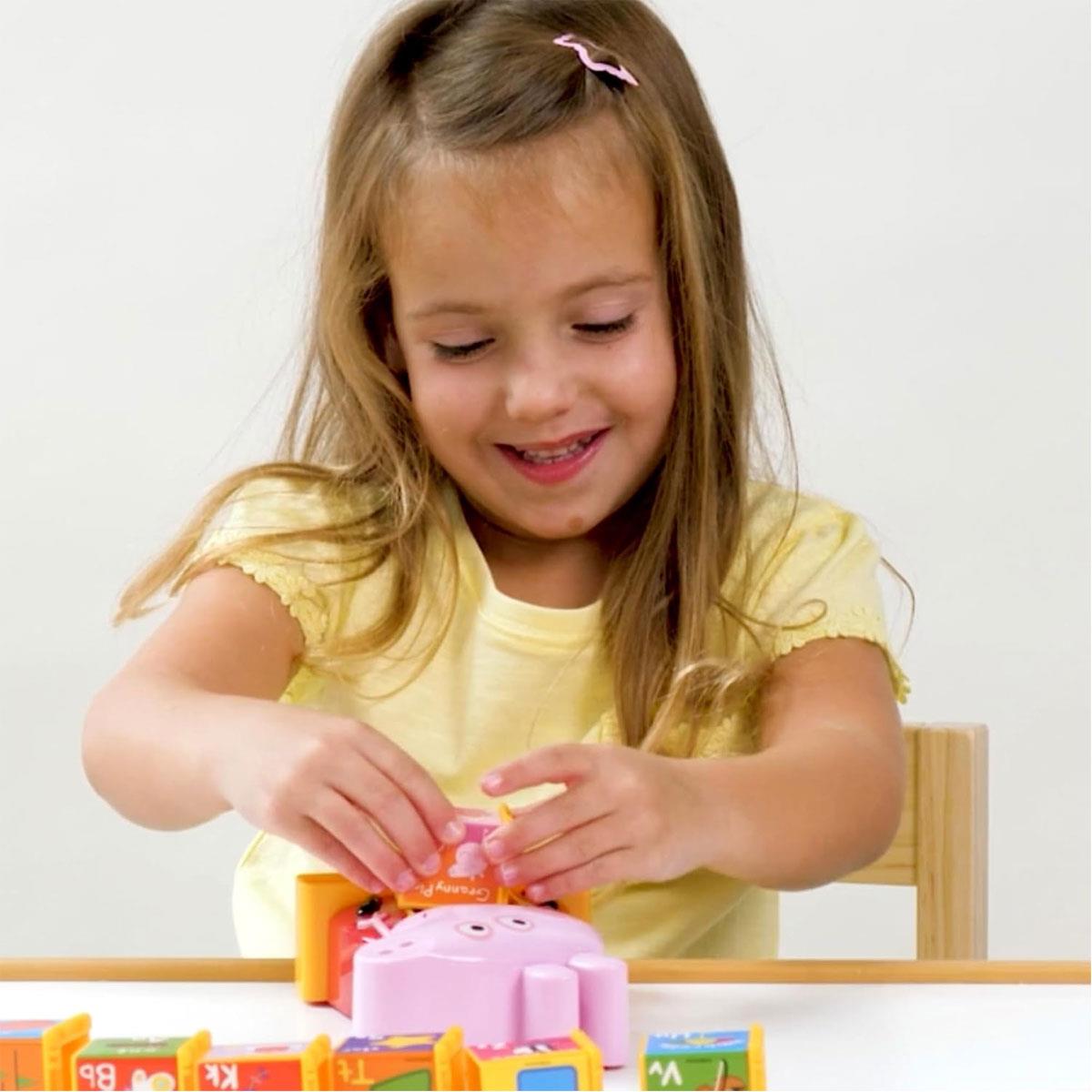 Peppa Pig Phonic Alphabet Toy - Interactive ABC Letter & Number Learning Cubes Multicolor 8-Piece Set Ages 3+ - Image 7