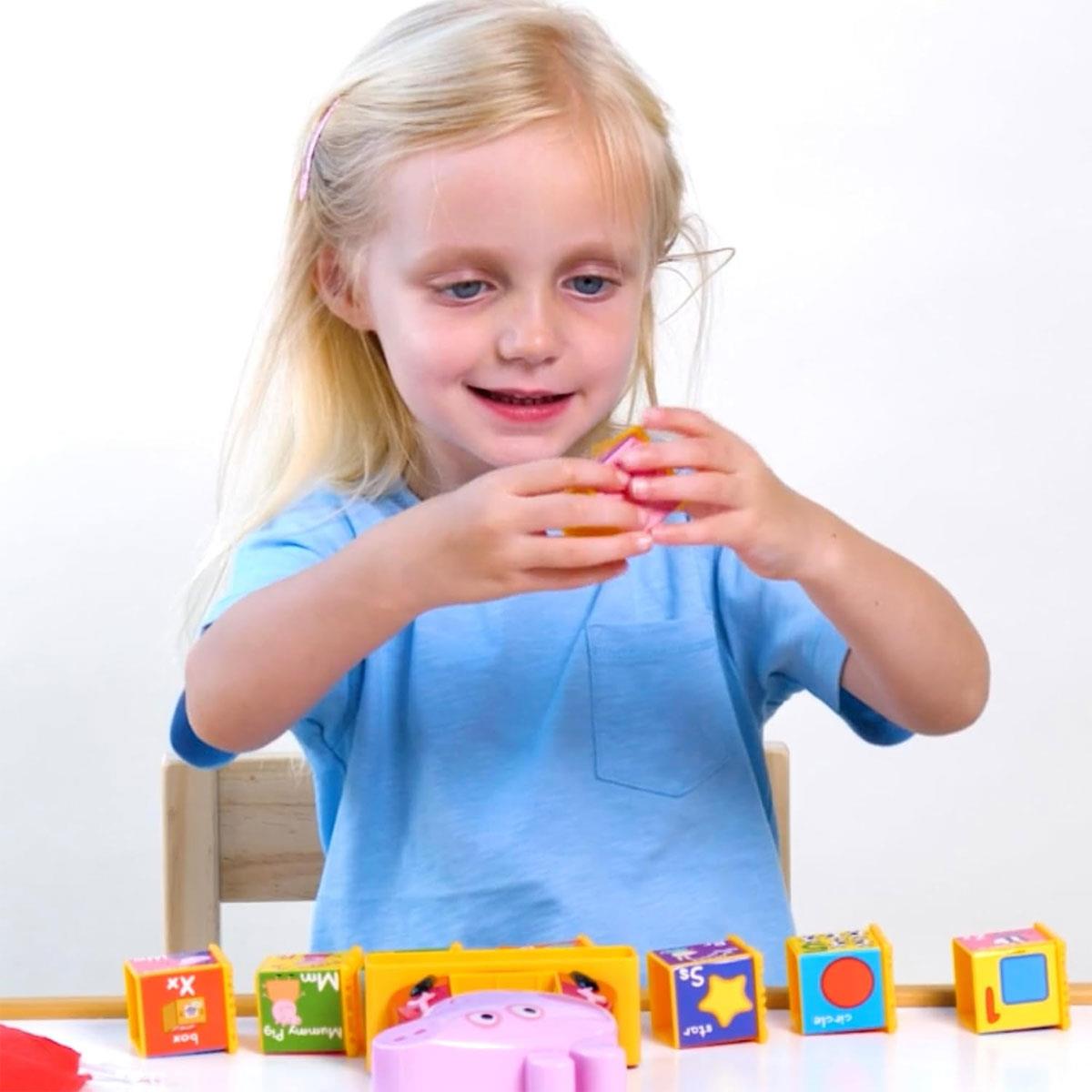 Peppa Pig Phonic Alphabet Toy - Interactive ABC Letter & Number Learning Cubes Multicolor 8-Piece Set Ages 3+ - Image 9