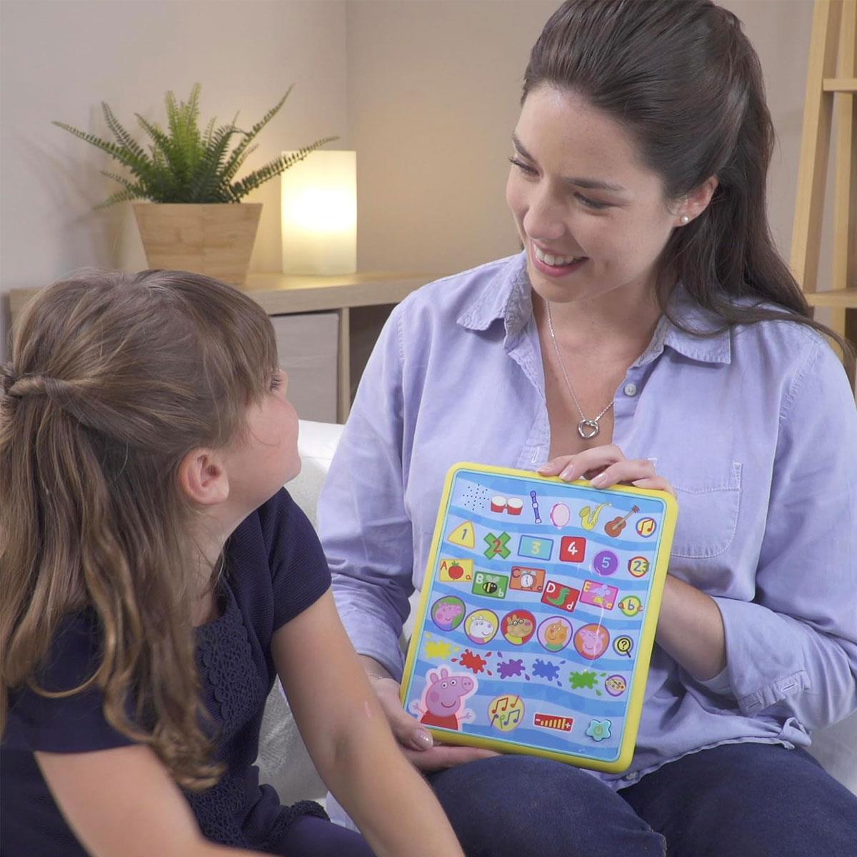 Peppa Pig Smart Tablet Interactive Learning Toy 6 Activities Touch-Sensitive Multicolor 2+ Years - Image 2