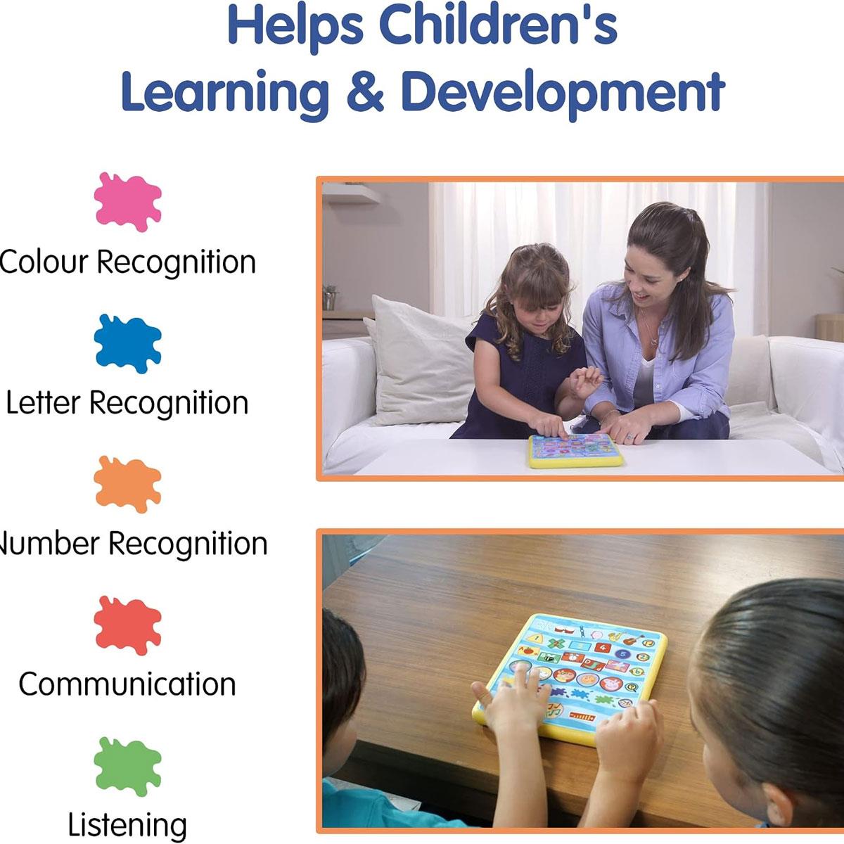Peppa Pig Smart Tablet Interactive Learning Toy 6 Activities Touch-Sensitive Multicolor 2+ Years - Image 3
