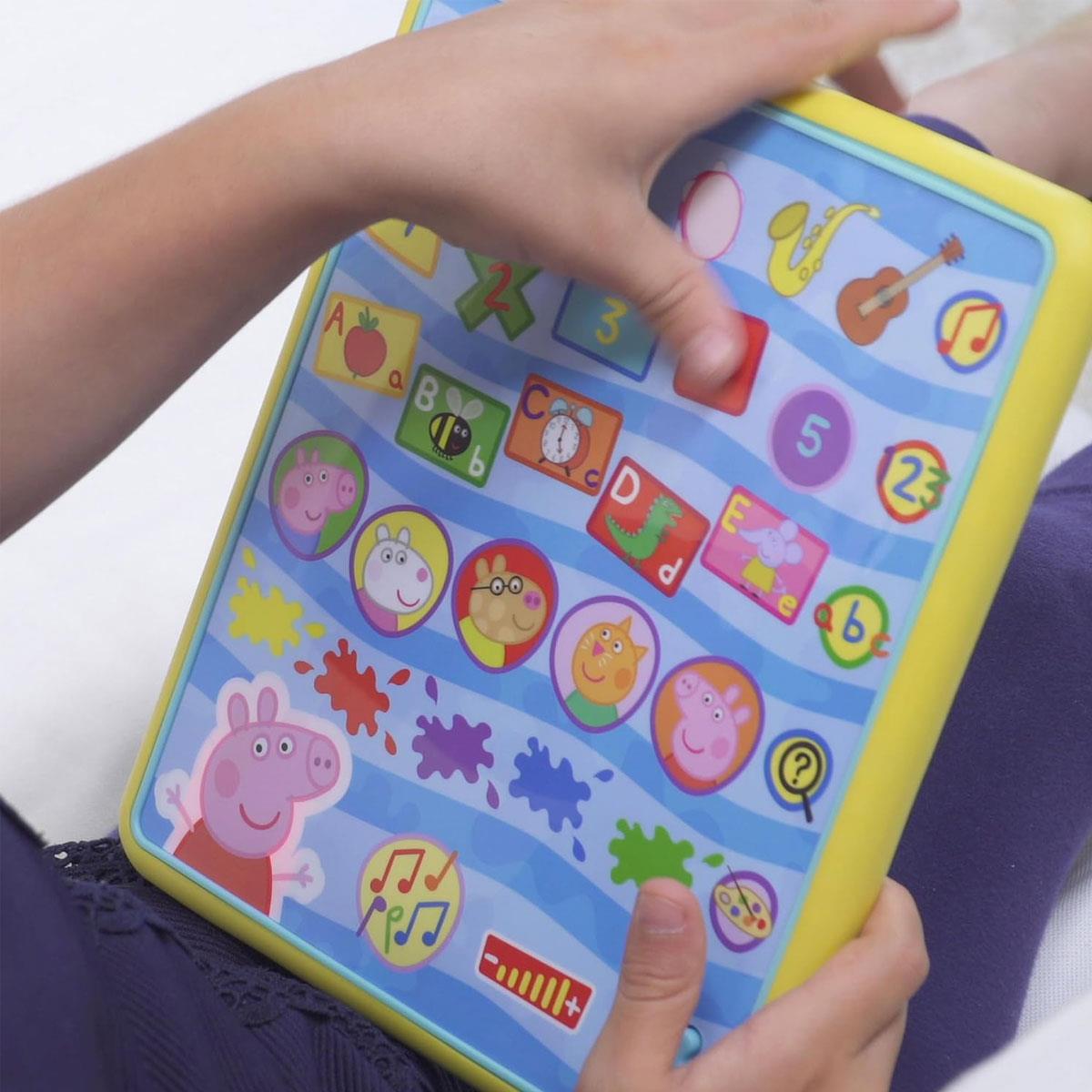 Peppa Pig Smart Tablet Interactive Learning Toy 6 Activities Touch-Sensitive Multicolor 2+ Years - Image 12
