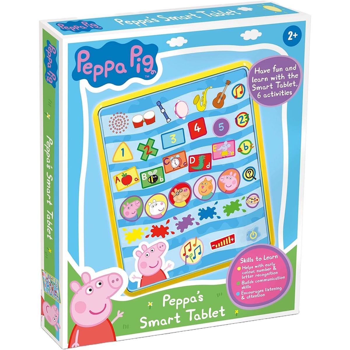 Peppa Pig Smart Tablet Interactive Learning Toy 6 Activities Touch-Sensitive Multicolor 2+ Years - Image 13