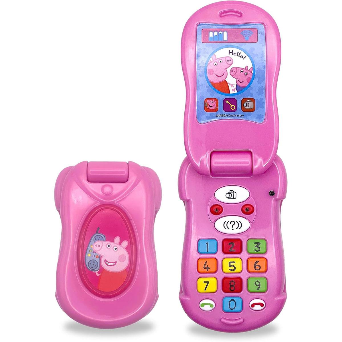 Peppa Pig Flip & Learn Toy Phone Interactive Educational Phone Colour & Number Recognition Multicolor 18 Months+ - Image 9