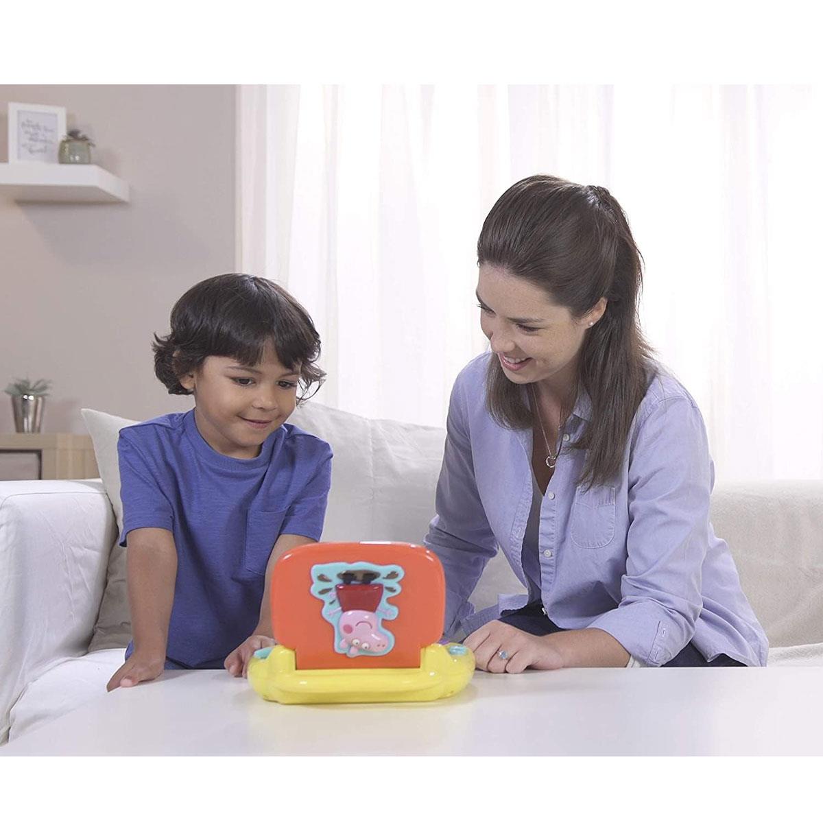 Peppa Pig Laugh & Learn Toy Laptop Interactive Learning Toy Multicolour 4 Activities Letters Numbers & Shapes 2+ Years - Image 2
