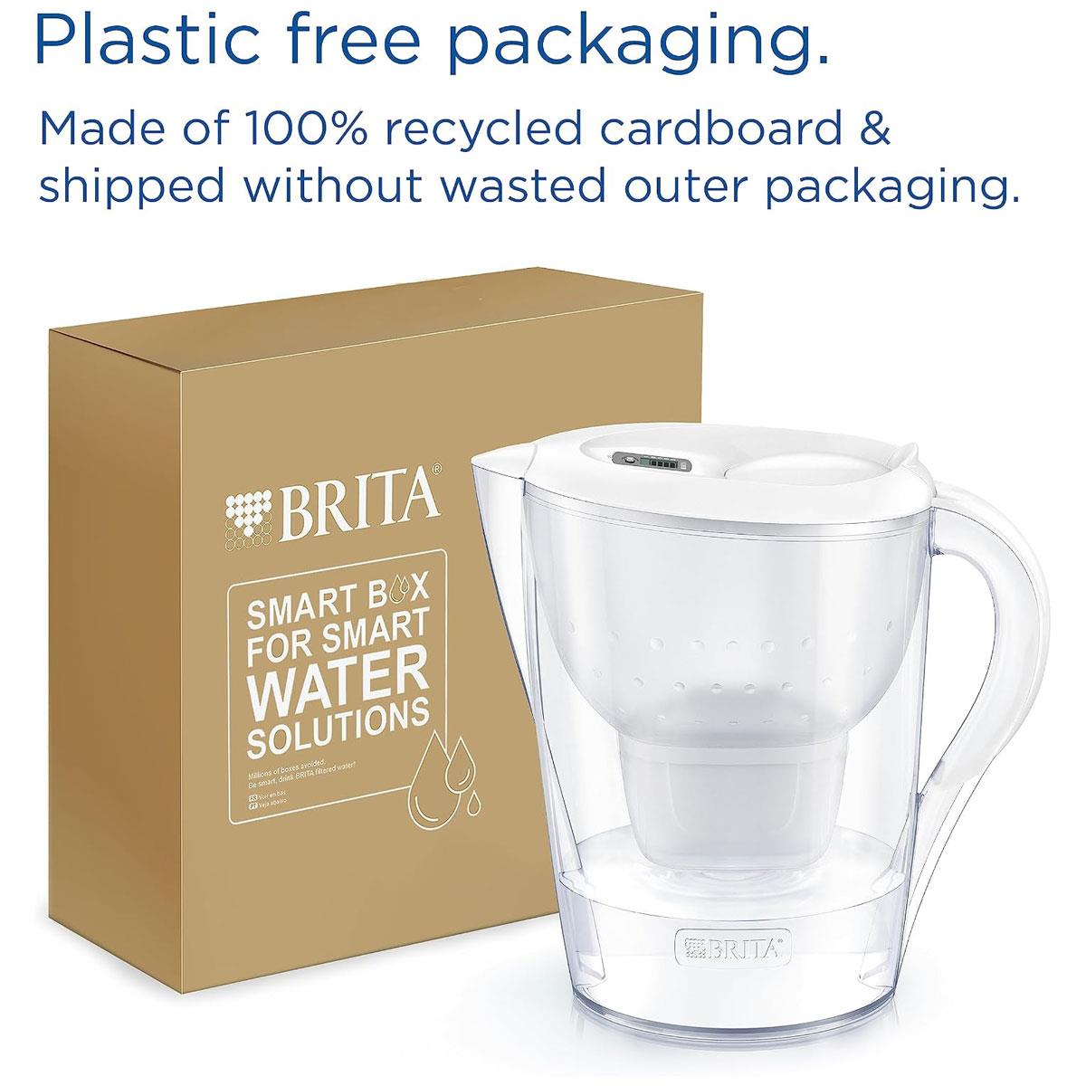 BRITA Marella XL Water Filter Jug 3.5L White 1x MAXTRA PRO Pure Performance Flip-Lid Digital Memo BPA-Free - Image 6