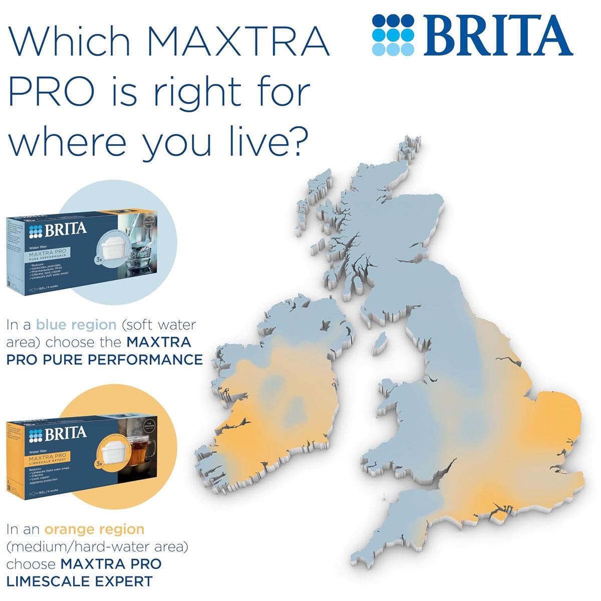 BRITA MAXTRA PRO Limescale Expert Water Filter Cartridges for Jugs 6 Pack 150L Each Limescale Reduction - Image 10