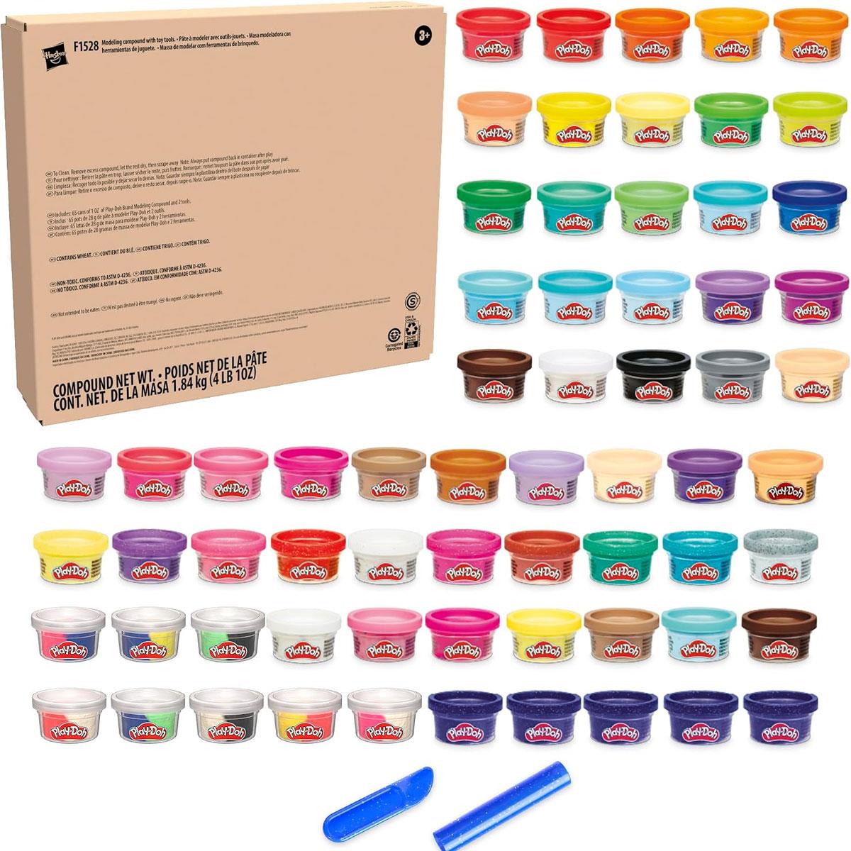 Play-Doh Modeling Compound Ultimate Color Collection 65-Pack 28 g Cans Assorted Colors Ages 3+ - Image 12