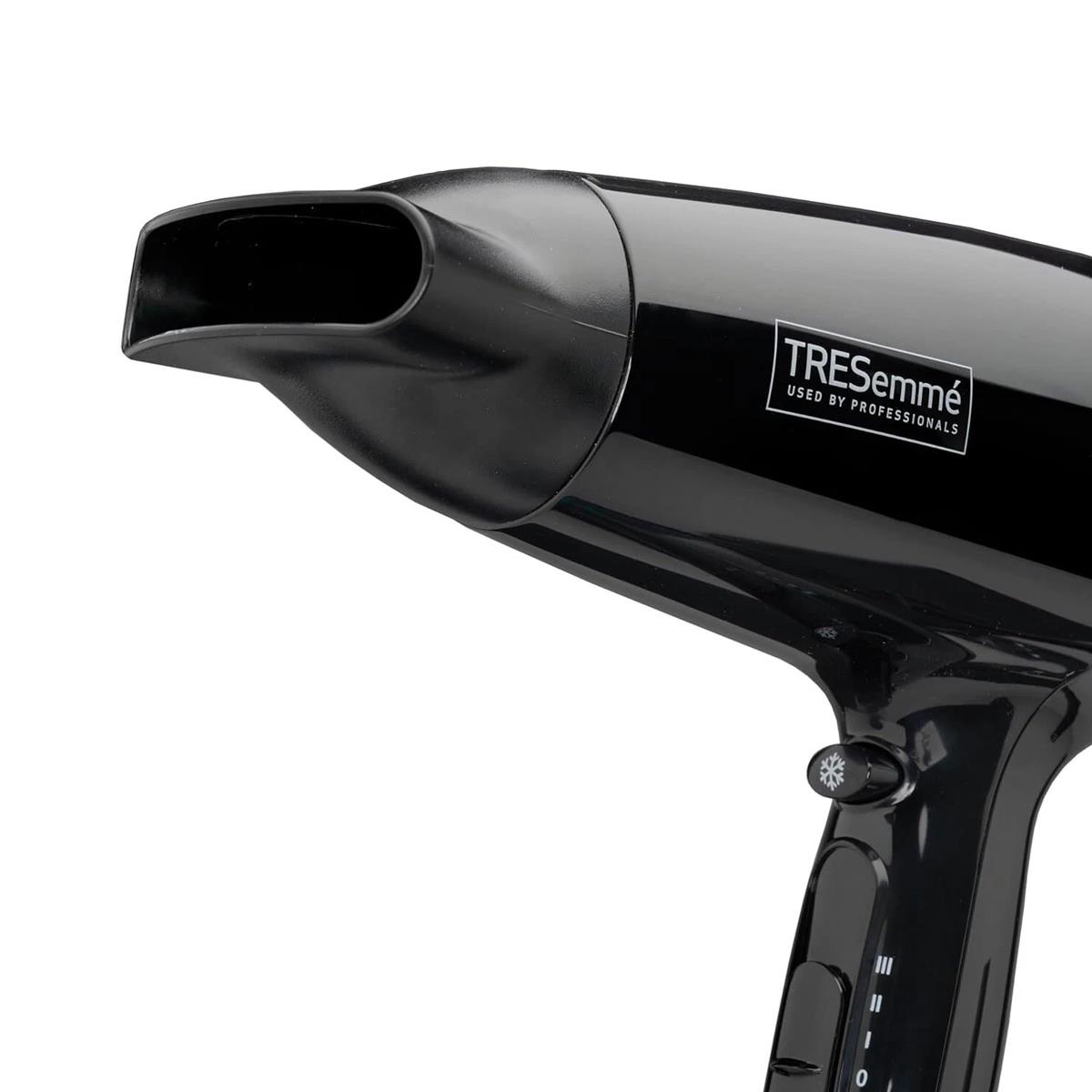 TRESemme Fast Dry Hair Dryer 2000W Lightweight Compact Design 3 Heat Settings Cool Shot And Concentrator Nozzle - Image 4