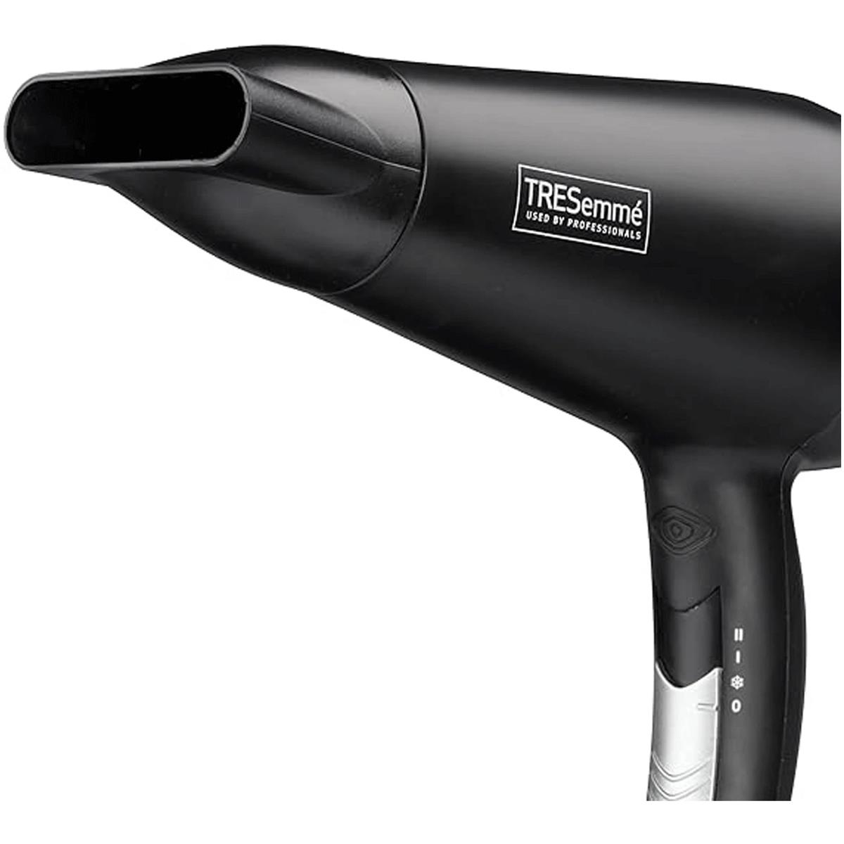 TRESemme Smooth And Shine Hair Dryer 2200W Ionic Tourmaline Ceramic 2 Speed Settings Cool Shot Black - Image 3