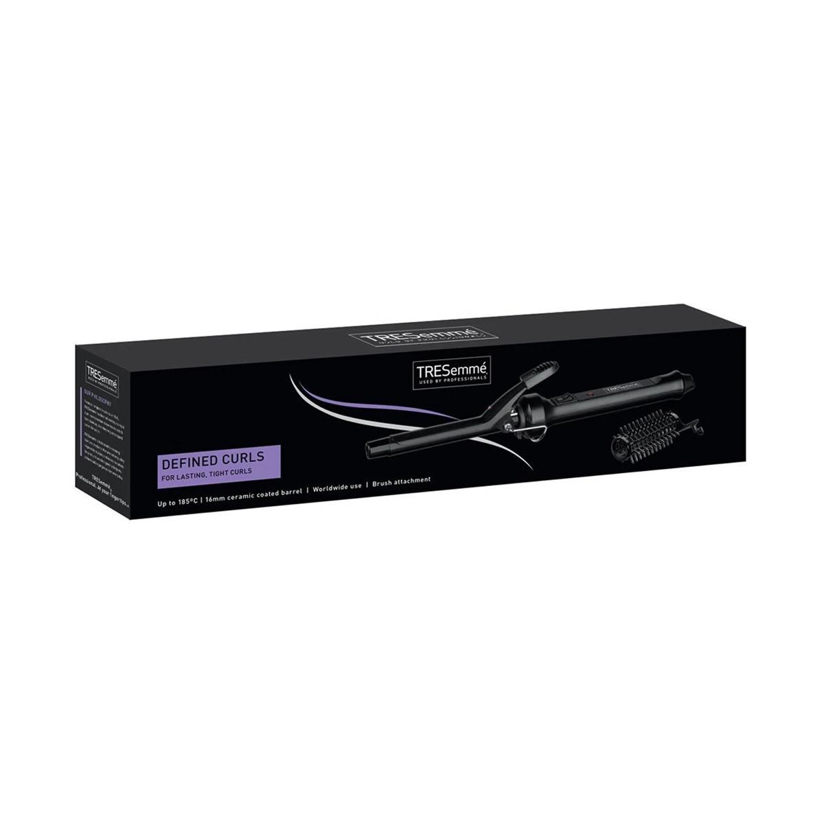 TRESemme Defined Curls Curling Tong 16mm Ceramic Barrel With Brush Attachment Up To 185°C Black - Image 3