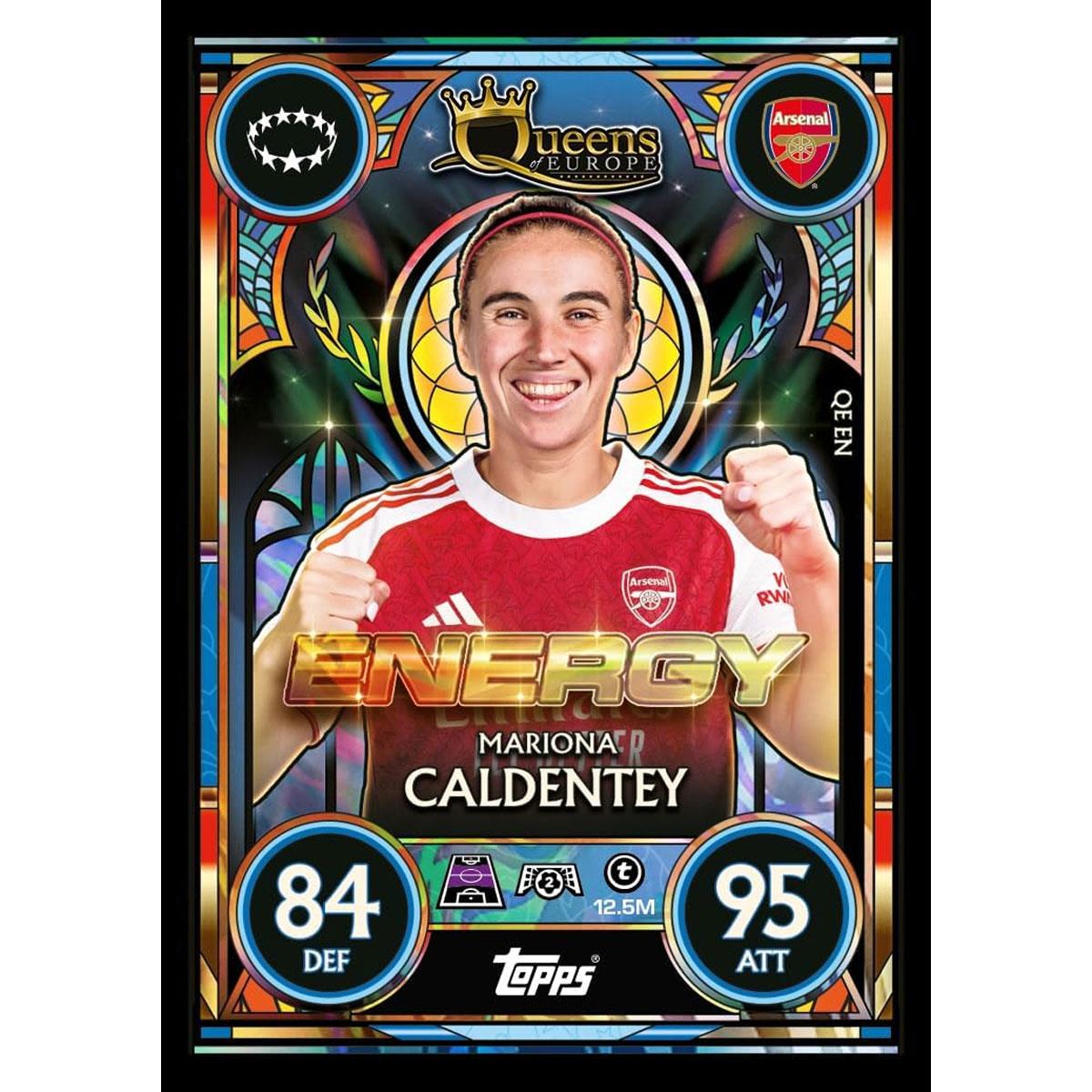 Topps Match Attax UEFA Club Competitions 2025/26 Update Eco Pack 3 Queens of Europe 41 Cards Star Girl LE - Image 7