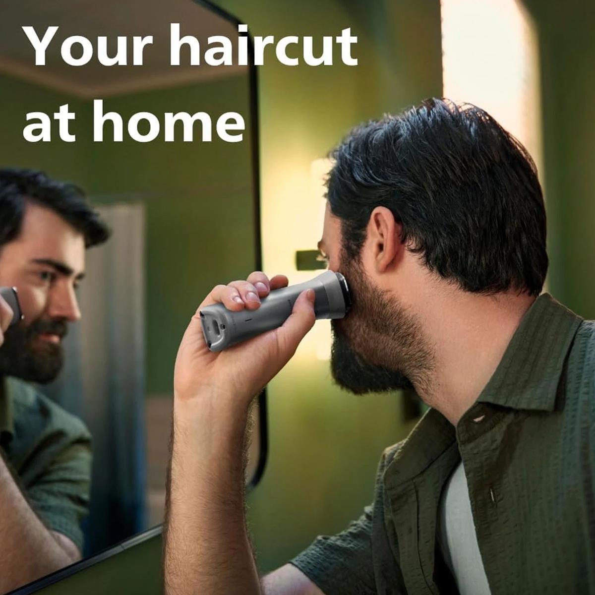 Philips Series 5000 10 In1 Beard Hair And Body Trimmer Kit Self Sharpening Stainless Steel Blades - Image 5