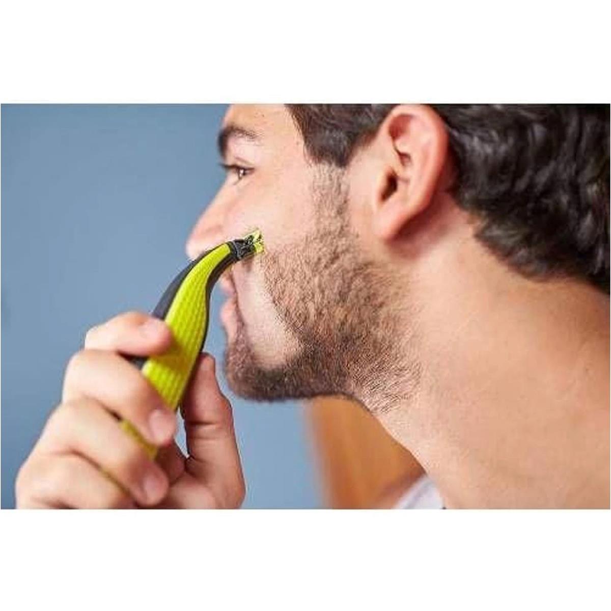 Philips OneBlade Face And Body Trimmer Shaver 5 In 1 Wet And Dry Grooming Kit 45 Min Cordless Use USB - Image 4